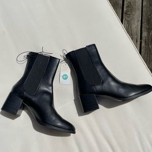Brand New Black Heeled Booties